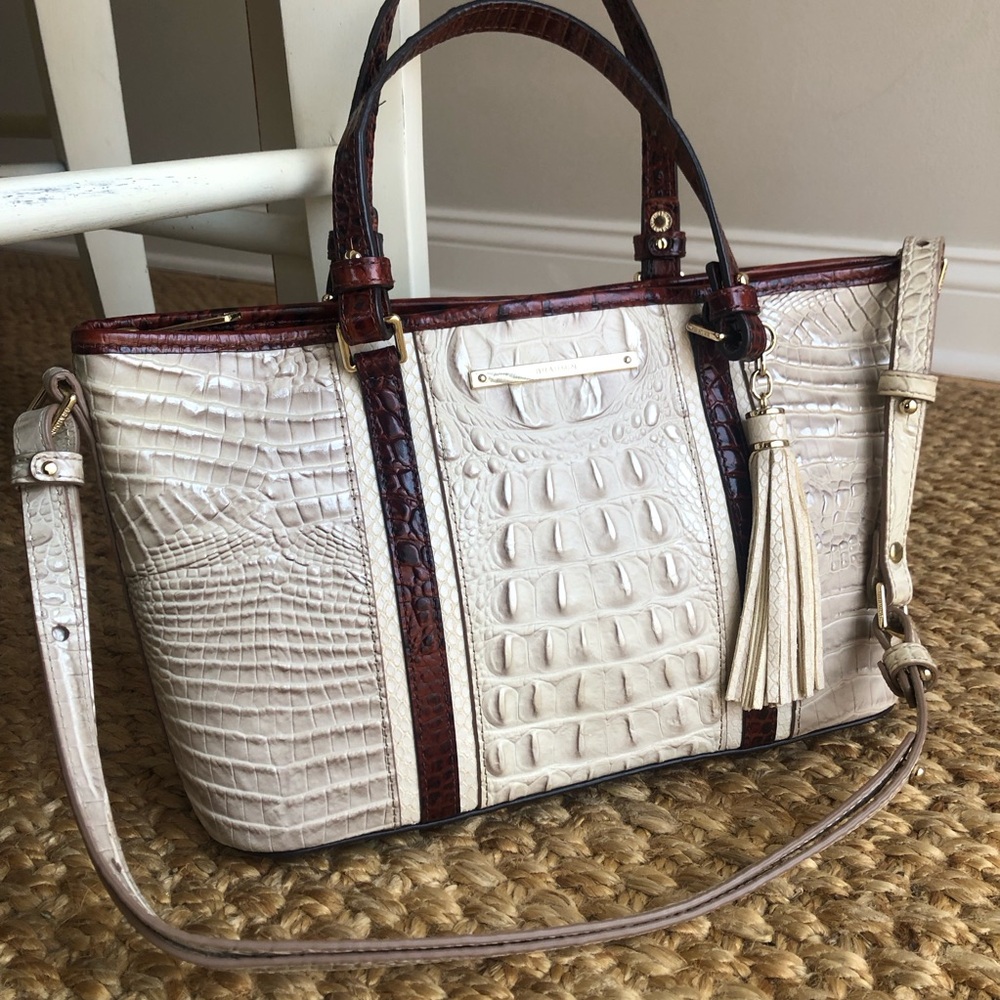 Brahmin Asher Satchel. Structured. Adjustable Str… - image 5